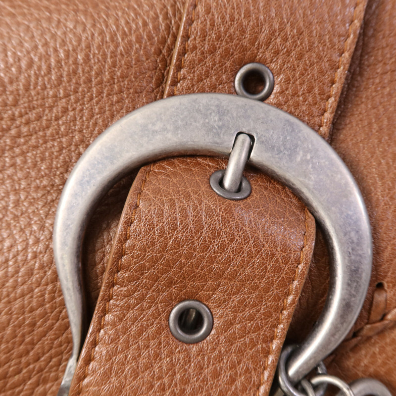 Dior 牛皮皮革Gaucho Saddle Bag肩背袋-16