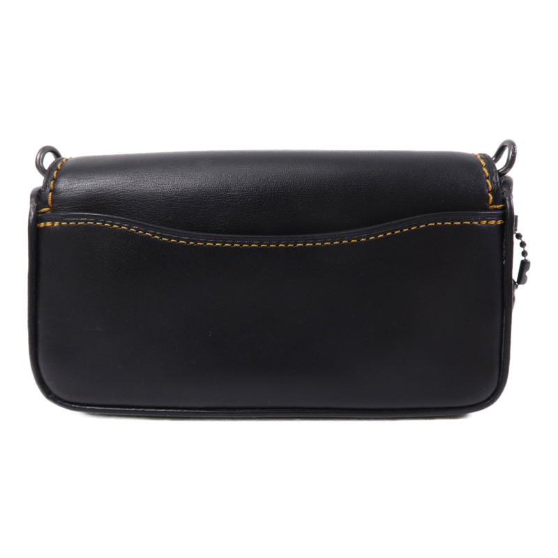 COACH 牛皮皮革Shoulder Bag鏈帶肩背袋-1