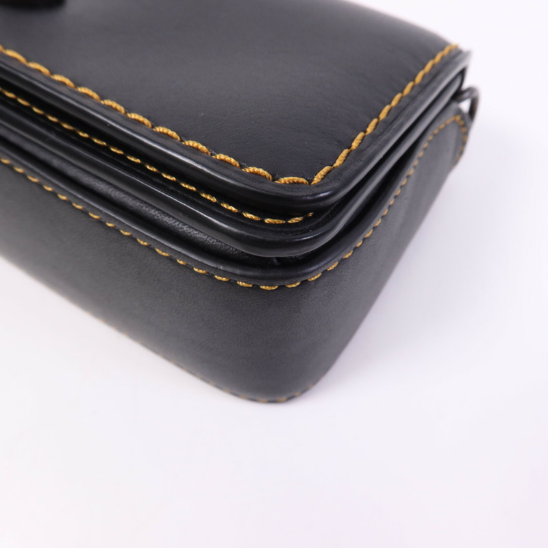 COACH 牛皮皮革Shoulder Bag鏈帶肩背袋-8