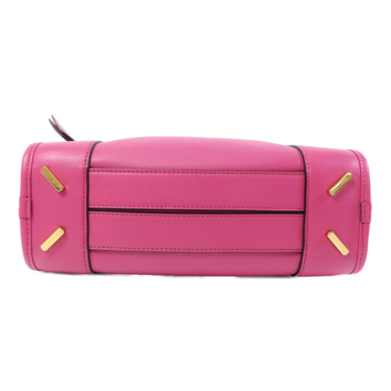 LOEWE 牛皮皮革Amazona金扣手挽肩背兩用袋-3