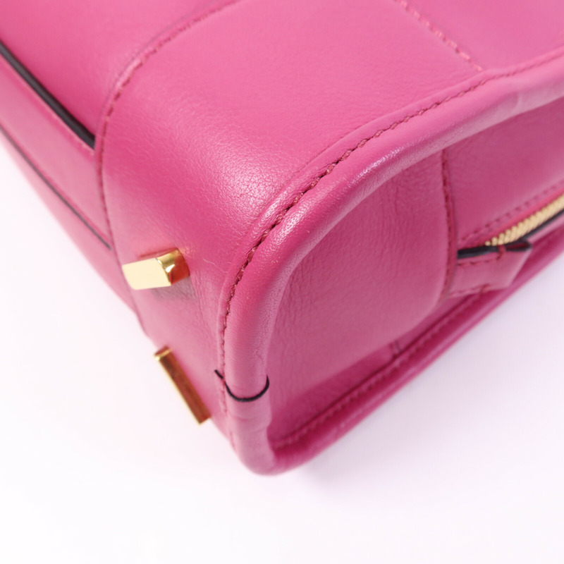 LOEWE 牛皮皮革Amazona金扣手挽肩背兩用袋-9