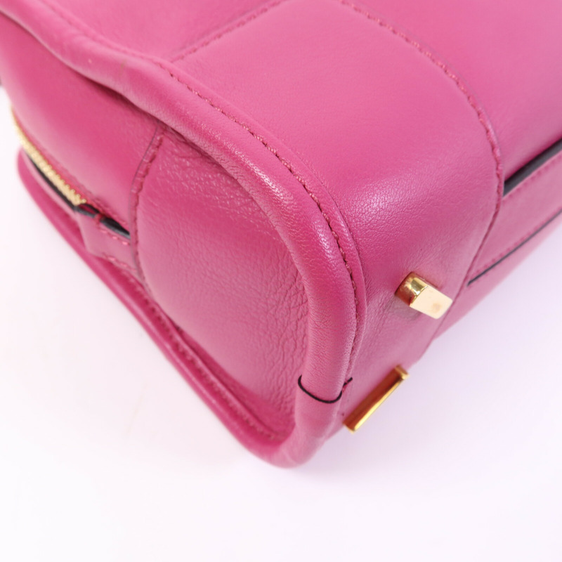 LOEWE 牛皮皮革Amazona金扣手挽肩背兩用袋-10