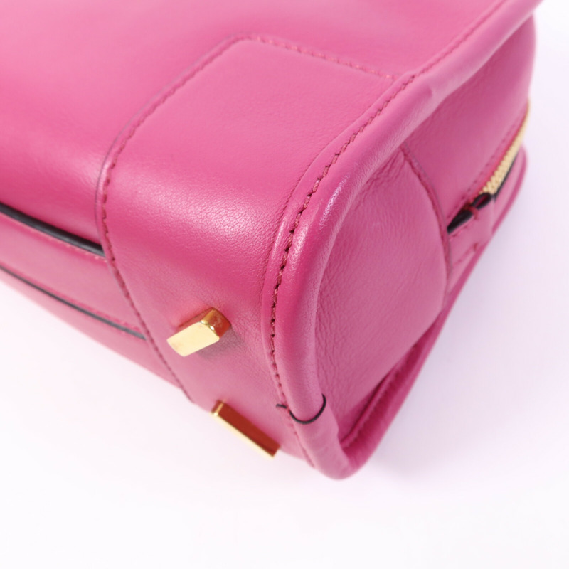 LOEWE 牛皮皮革Amazona金扣手挽肩背兩用袋-11