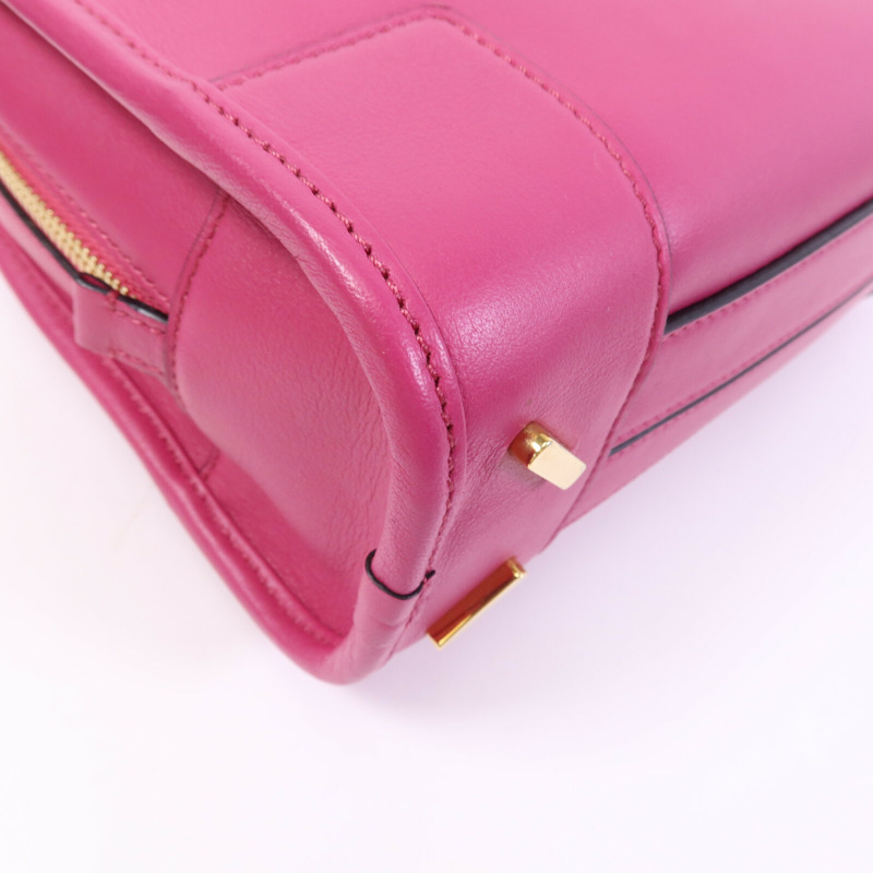 LOEWE 牛皮皮革Amazona金扣手挽肩背兩用袋-12