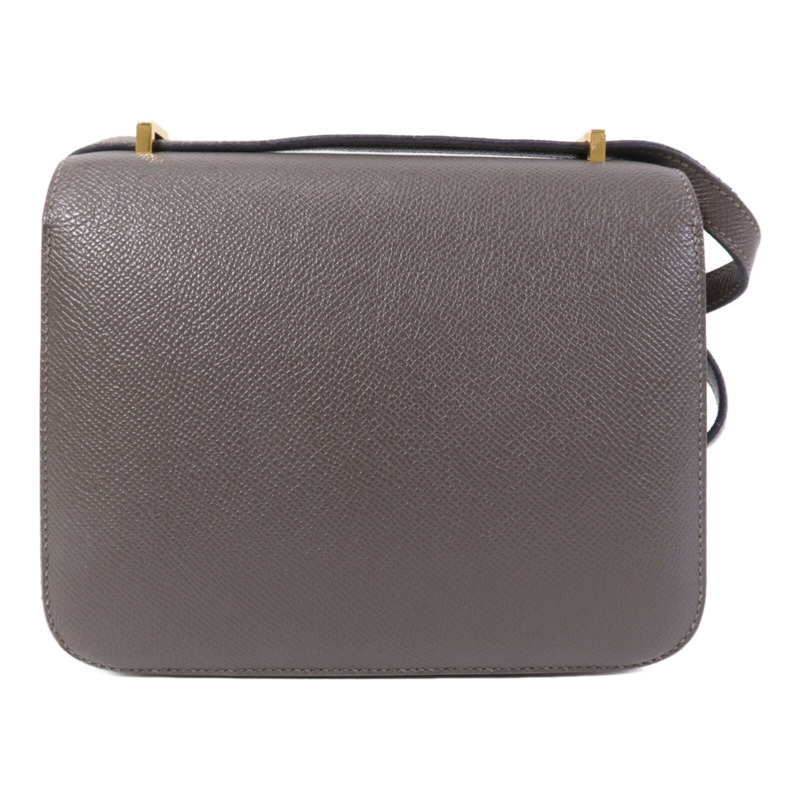 HERMES Epsom皮革Mini Constance金扣肩背袋-1