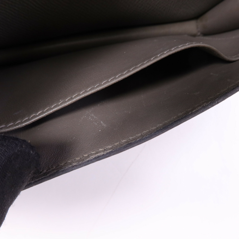 HERMES Epsom皮革Mini Constance金扣肩背袋-14