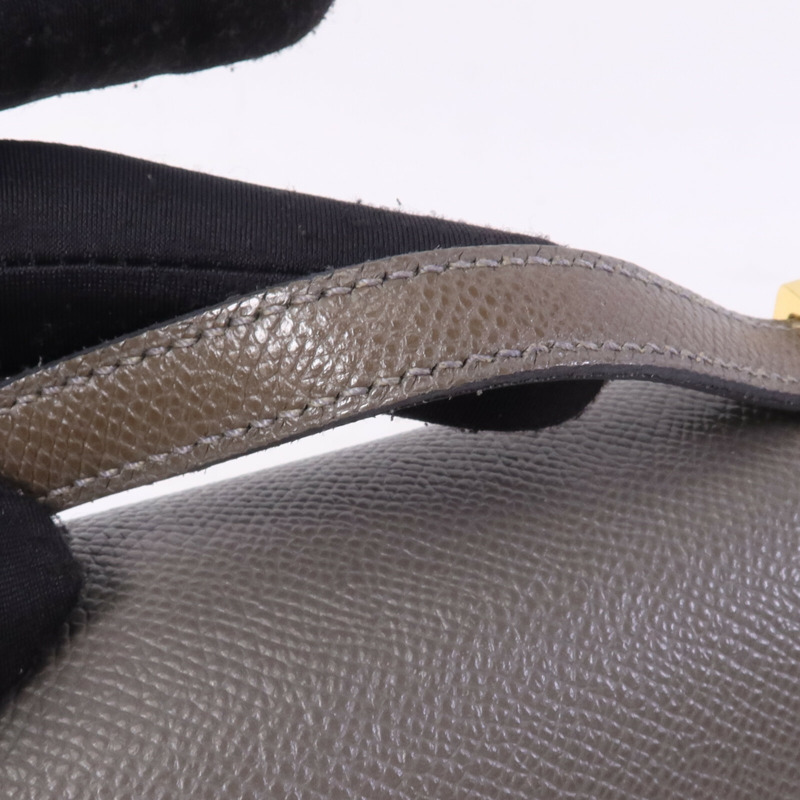 HERMES Epsom皮革Mini Constance金扣肩背袋-16