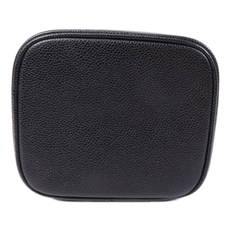 CHANEL 牛皮皮革Vintage Vanity Case金扣手挽袋-3