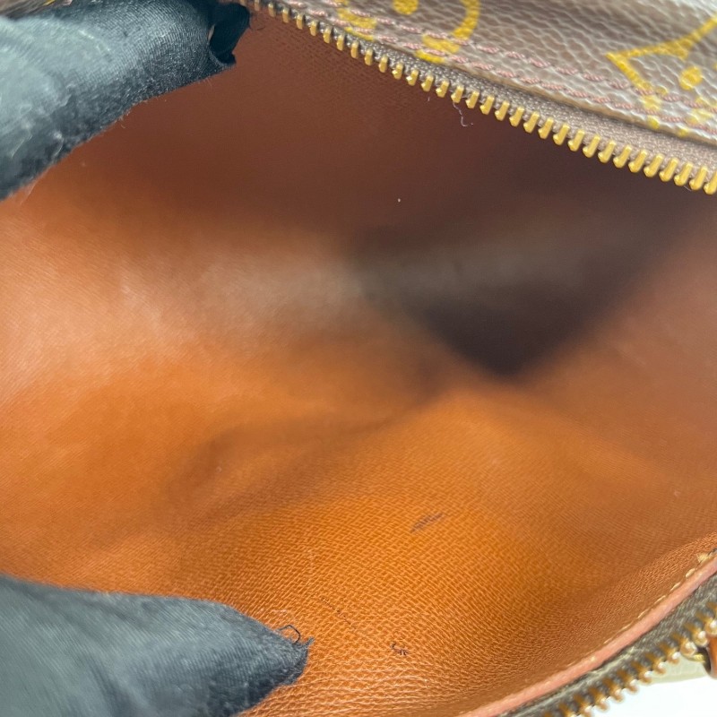 LV路易威登 中古老花Papillon巴比龍手提包 無子包 棕色內裡 容量大 適合日常使用-14