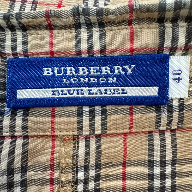 Burberry 七分袖格紋襯衫-12