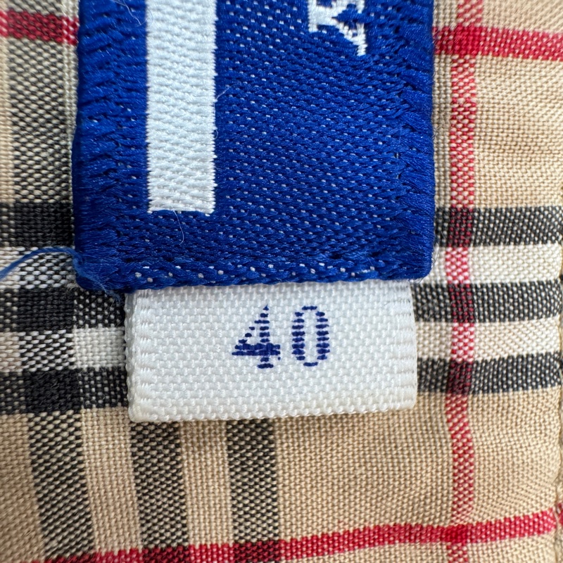 Burberry 七分袖格紋襯衫-13