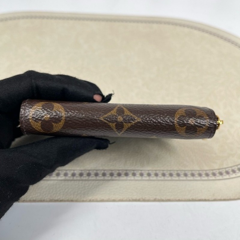 LV路易威登 經典老花短款拉鍊錢包卡包 內裡卡位多 卡位清晰 小巧精緻便攜-9