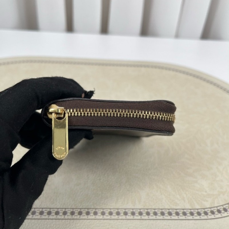 LV路易威登 經典老花短款拉鍊錢包卡包 內裡卡位多 卡位清晰 小巧精緻便攜-13