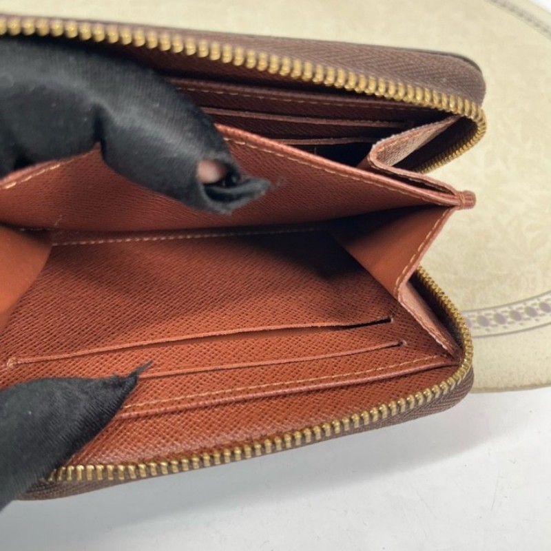 LV路易威登 經典老花短款拉鍊錢包卡包 內裡卡位多 卡位清晰 小巧精緻便攜-14