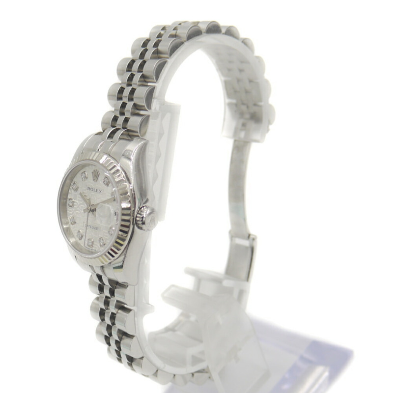 Rolex Datejust 179174G（D-序號），自動上鍊，10 鑽鑲嵌，電腦錶盤，女錶。-1