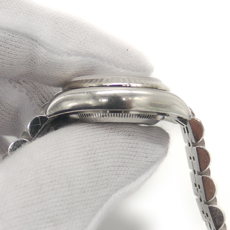 Rolex Datejust 179174G（D-序號），自動上鍊，10 鑽鑲嵌，電腦錶盤，女錶。-5