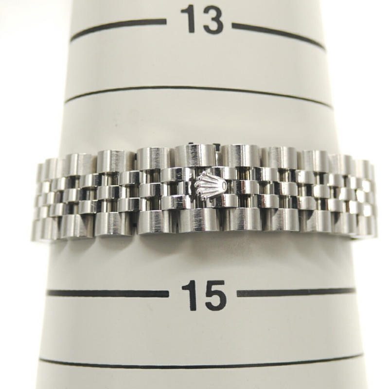 Rolex Datejust 179174G（D-序號），自動上鍊，10 鑽鑲嵌，電腦錶盤，女錶。-10
