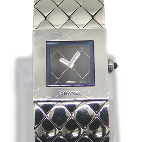 香奈兒 Matelassé 女士石英腕錶 H0009 黑色錶盤