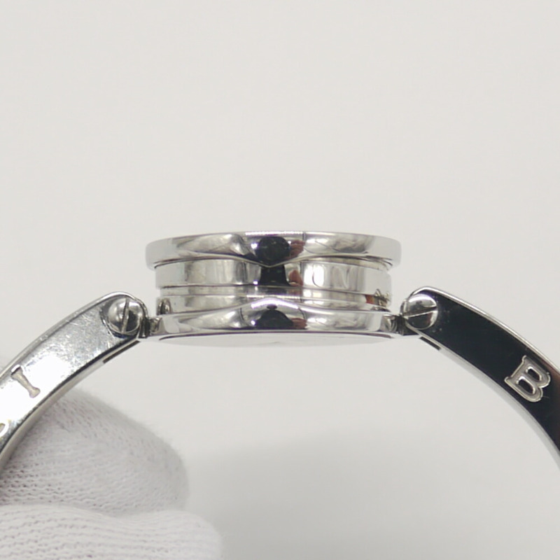 寶格麗 B-zero1 石英女士腕錶，黑色錶盤，BZ22S-2