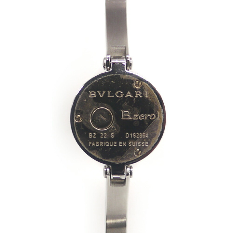 寶格麗 B-zero1 石英女士腕錶，黑色錶盤，BZ22S-3