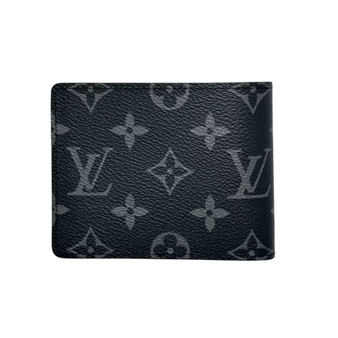 LV路易威登SLENDER 對開男用皮革短夾 六卡片夾層 M62294