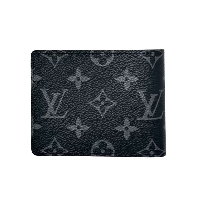 LV路易威登SLENDER 對開男用皮革短夾 六卡片夾層 M62294-0