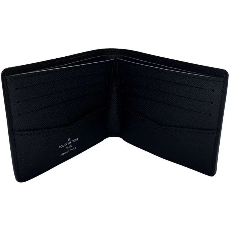 LV路易威登SLENDER 對開男用皮革短夾 六卡片夾層 M62294-2