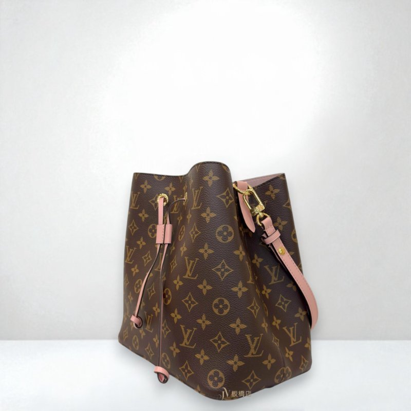 JS1319-LV NEONEO MM原花拼芭蕾粉色水桶包M44887-2