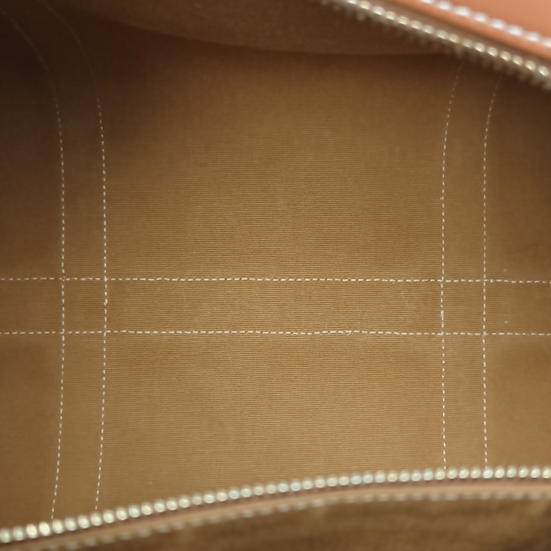 CELINE Triomphe凱旋門標誌印花波士頓包大號老花PVC金扣肩背包-4