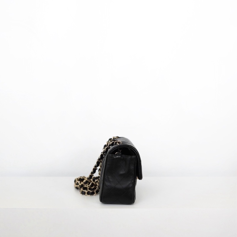 二手Chanel coco cf20淡金釦 晶片款-5