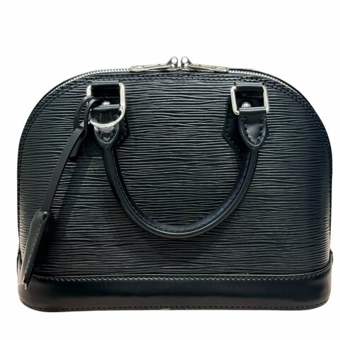 Louis Vuitton 路易威登 Alma BB 肩背包 Epi紋理牛皮 黑色 銀扣