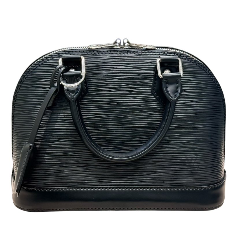 Louis Vuitton 路易威登 Alma BB 肩背包 Epi紋理牛皮 黑色 銀扣-0