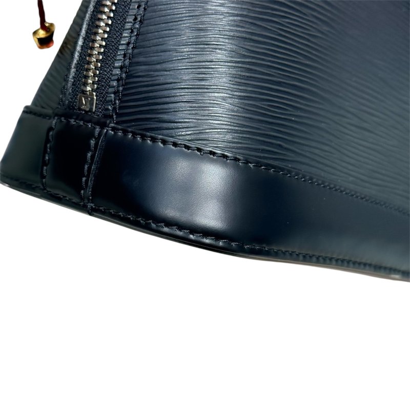 Louis Vuitton 路易威登 Alma BB 肩背包 Epi紋理牛皮 黑色 銀扣-4
