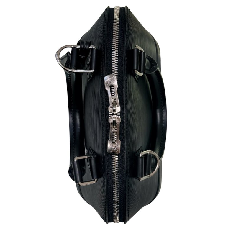 Louis Vuitton 路易威登 Alma BB 肩背包 Epi紋理牛皮 黑色 銀扣-9