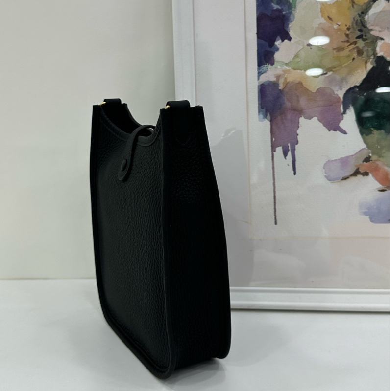 Hermes 愛馬仕 黑金mini evelyne mini 伊芙琳 W刻 全新有購證-3