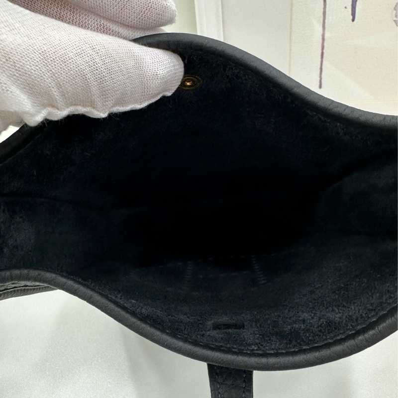 Hermes 愛馬仕 黑金mini evelyne mini 伊芙琳 W刻 全新有購證-8