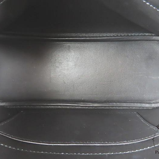 【巴黎站二手名牌專賣店】＊現貨＊HERMES 愛馬仕 真品＊C刻BOLIDE 25黑色金釦牛皮柏莉包 手提肩背斜背包-3