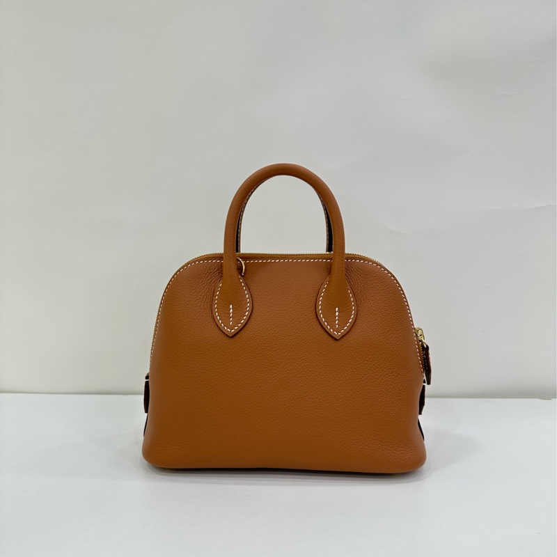 Hermes 愛馬仕 Mini Bolide mini 保齡球 金棕色金扣 G刻全新 有購證-1