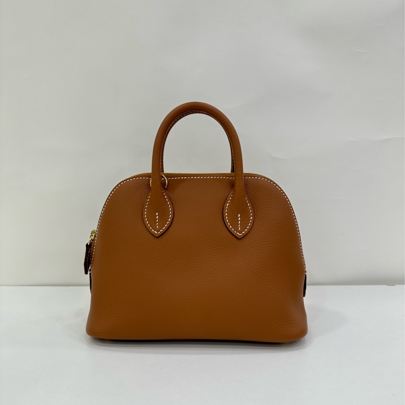 Hermes 愛馬仕 Mini Bolide mini 保齡球 金棕色金扣 G刻全新 有購證-2