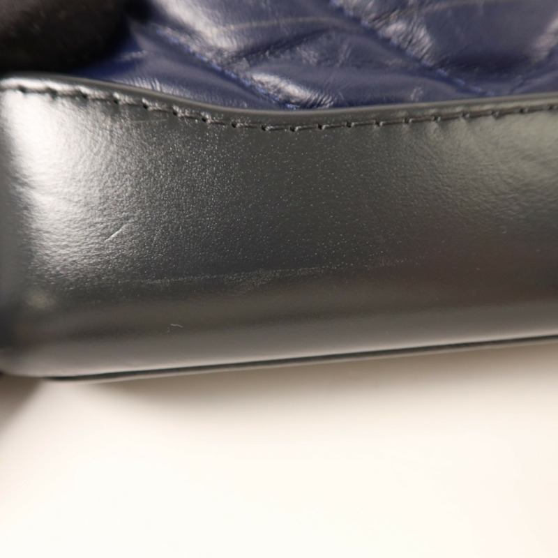 CHANEL 牛皮皮革Gabrielle Wallet On Chain鏈帶肩背袋-19