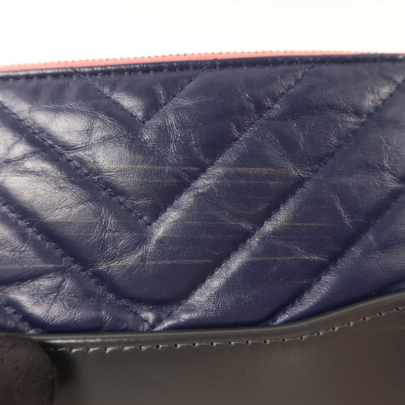 CHANEL 牛皮皮革Gabrielle Wallet On Chain鏈帶肩背袋-20