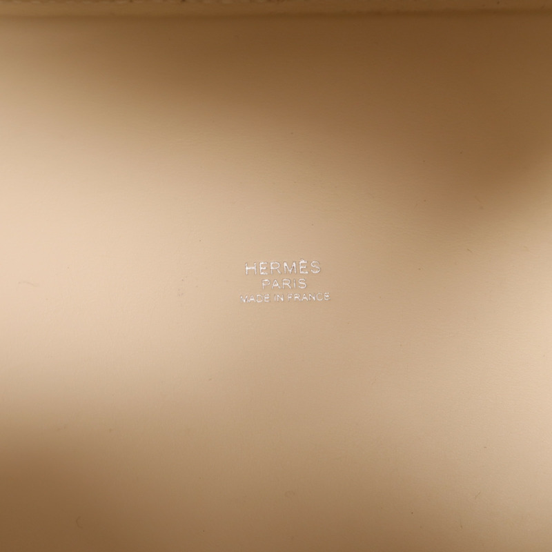 HERMES Swift皮革Picotin PM Lucky Daisy銀扣肩背袋Nata/Vert Comics-5