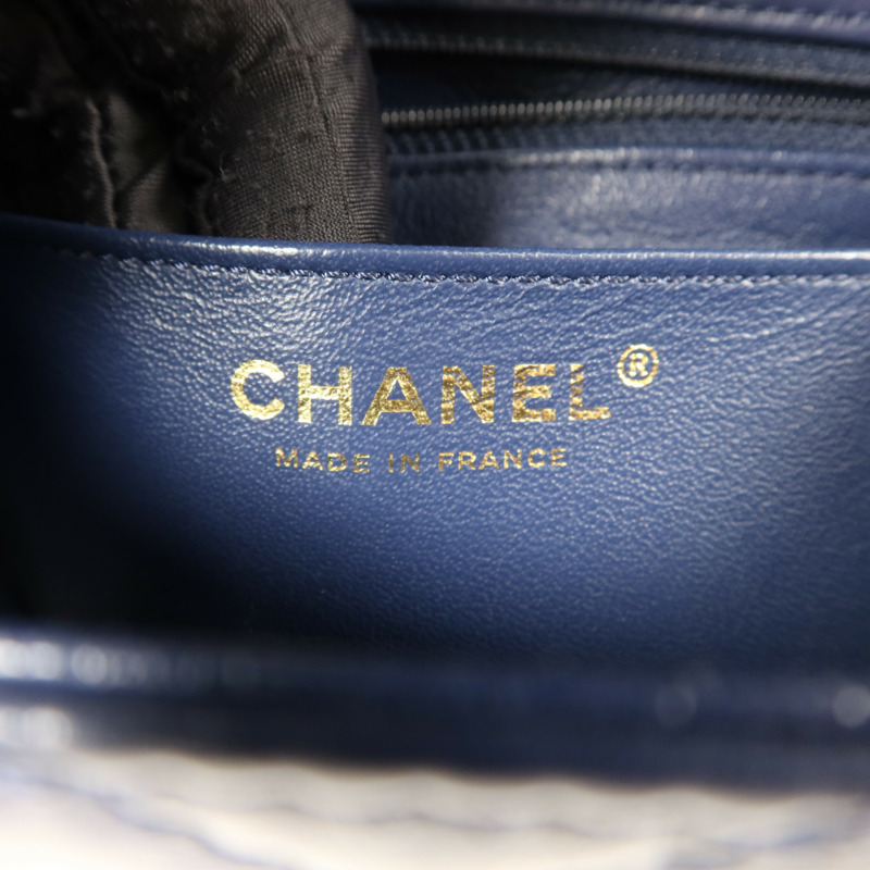 CHANEL 牛皮皮革2.55金扣鏈帶肩背袋-7