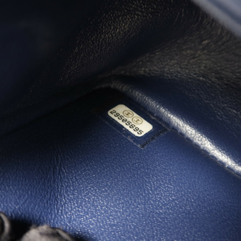 CHANEL 牛皮皮革2.55金扣鏈帶肩背袋-9