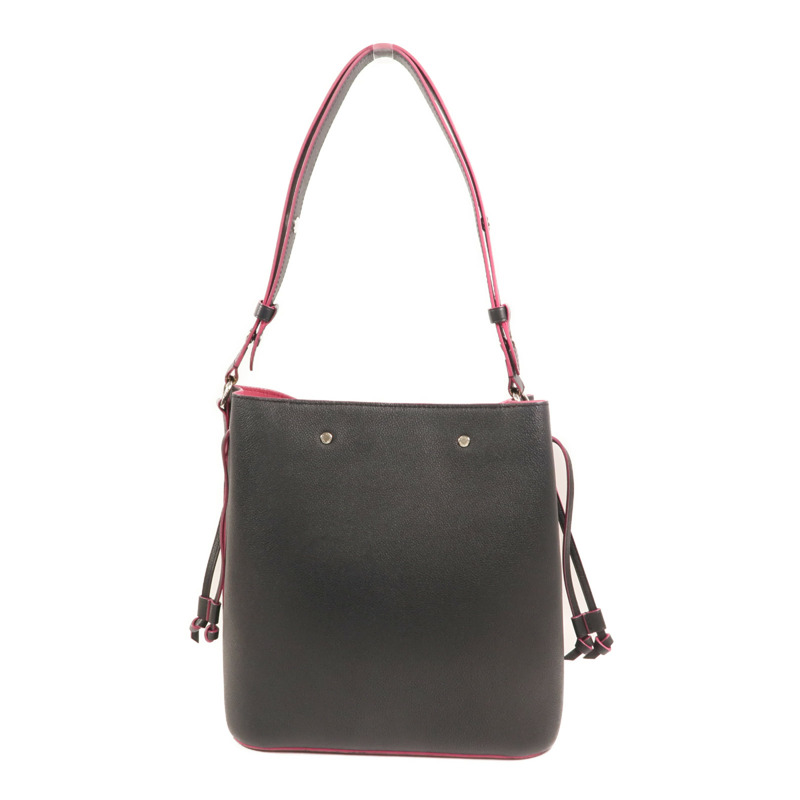 LOUIS VUITTON 牛皮皮革Lockme Bucket銀扣肩背袋-1