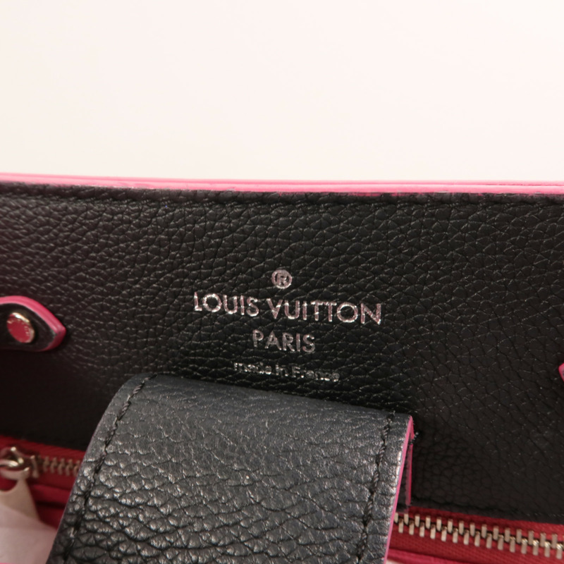 LOUIS VUITTON 牛皮皮革Lockme Bucket銀扣肩背袋-5