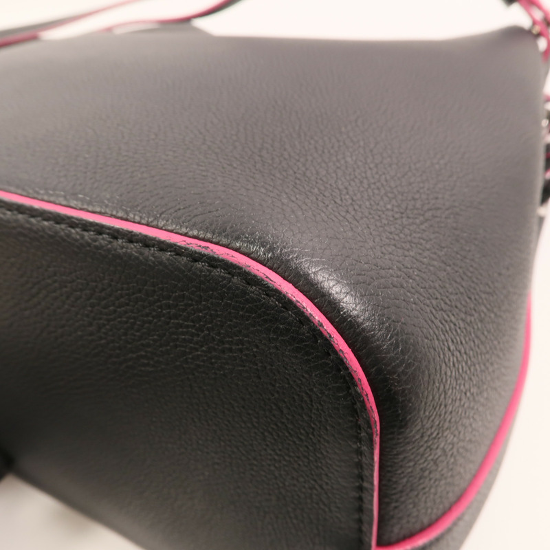 LOUIS VUITTON 牛皮皮革Lockme Bucket銀扣肩背袋-10