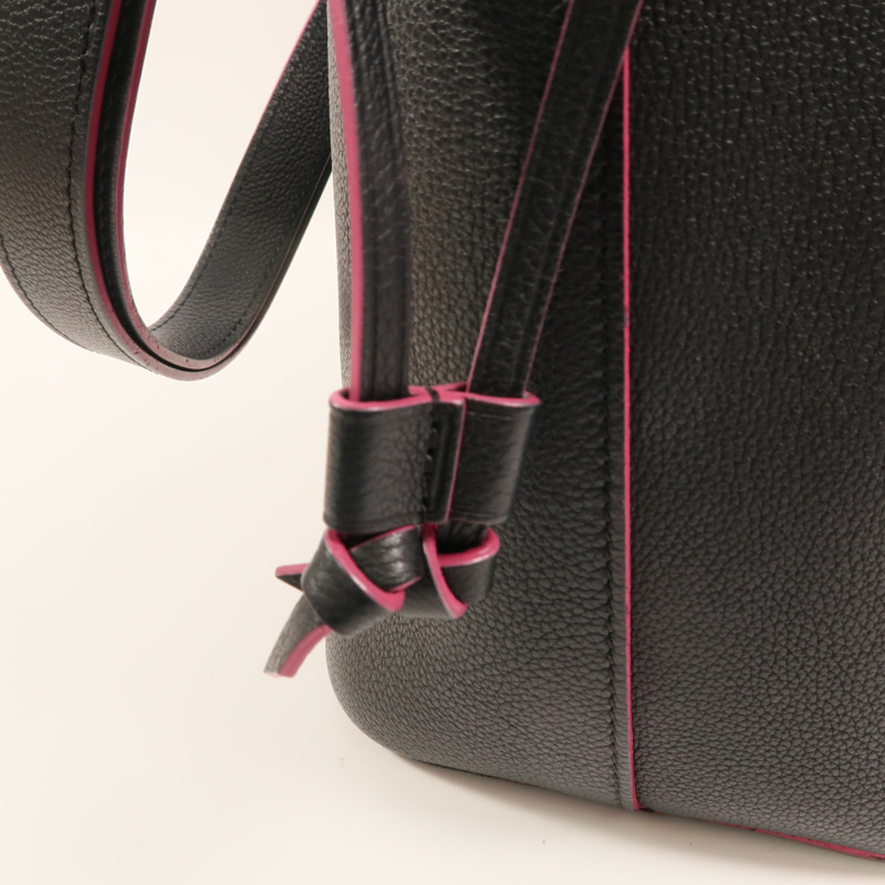 LOUIS VUITTON 牛皮皮革Lockme Bucket銀扣肩背袋-12