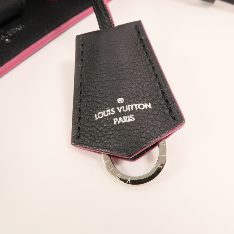 LOUIS VUITTON 牛皮皮革Lockme Bucket銀扣肩背袋-14