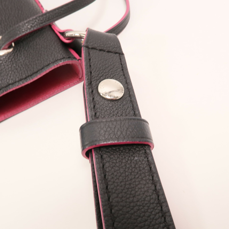 LOUIS VUITTON 牛皮皮革Lockme Bucket銀扣肩背袋-15